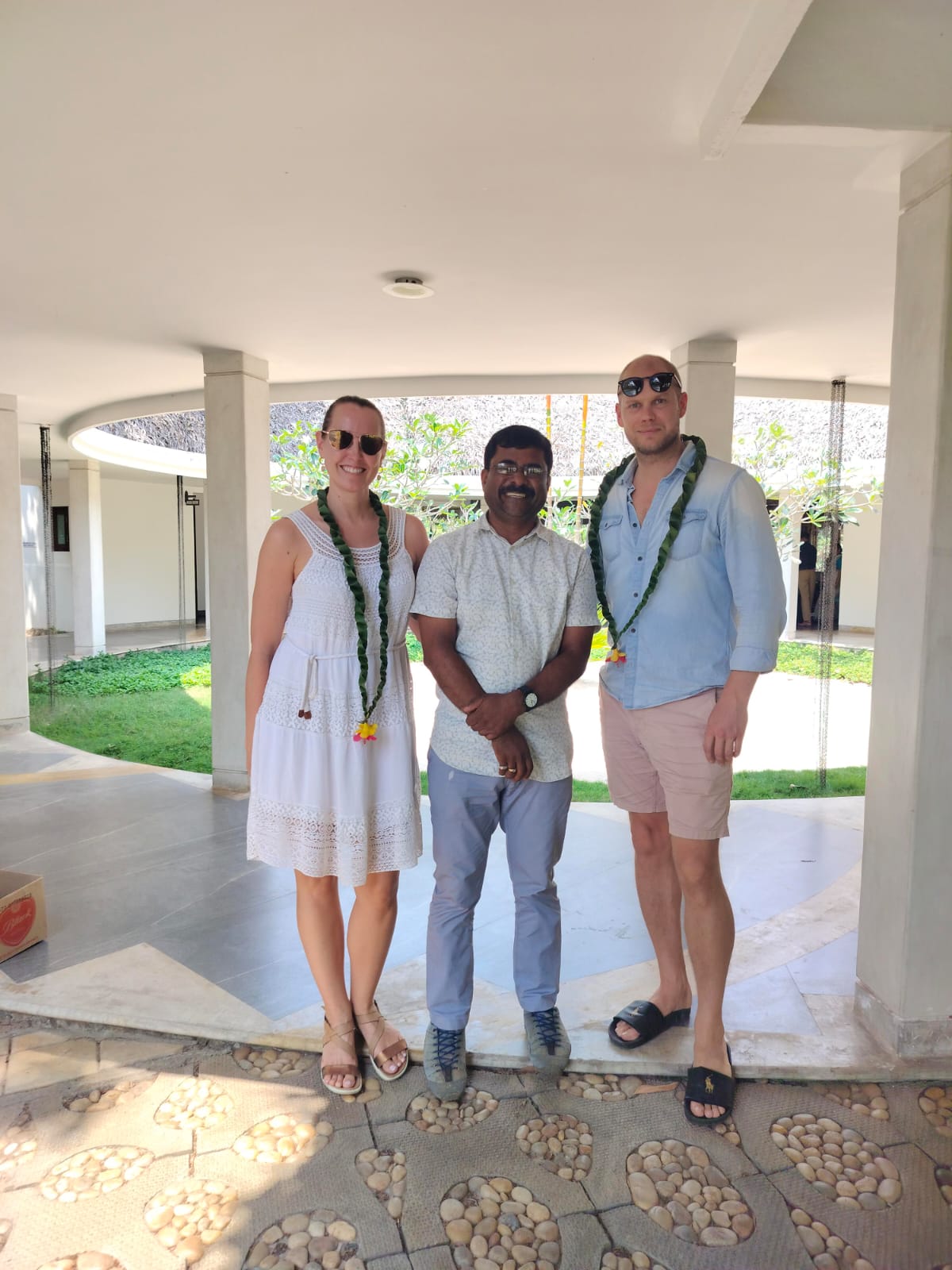 Happy international tourists with Get Your Guide Satish